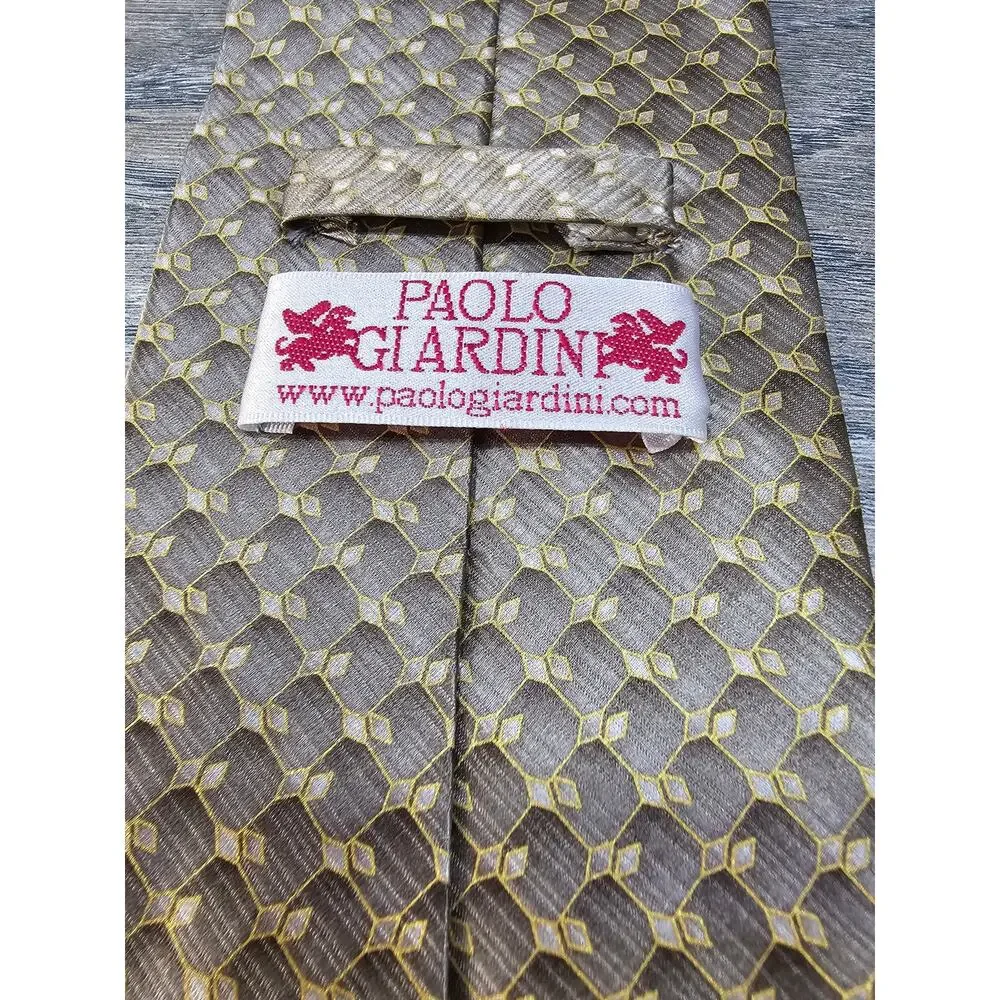 Paolo Giardini Italy Men's Neck Tie 100% Silk